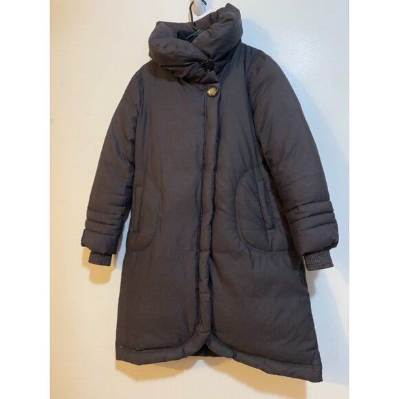 Soia & Kyo Camyl down puffer long coat color Black size XL - Picture 1 of 9